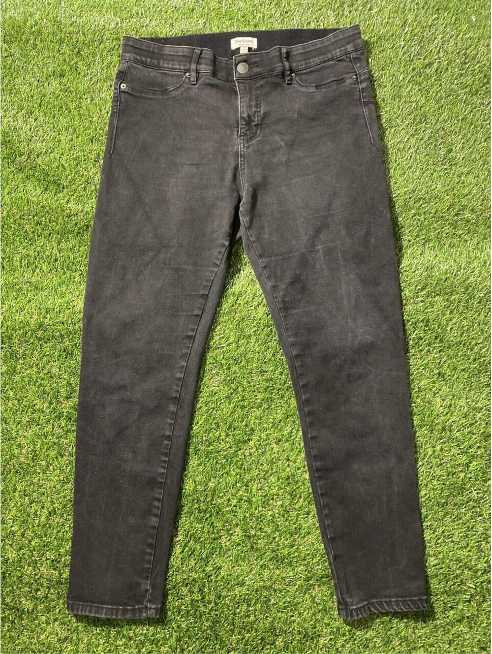 Juicy Couture Black skinny jeans with a distressed look
